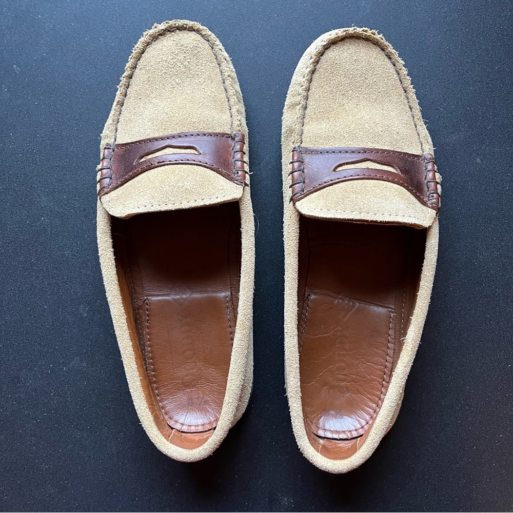 Quoddy Penny Driver Sand Suede US Women’s 8.5 - Picture 3 of 9